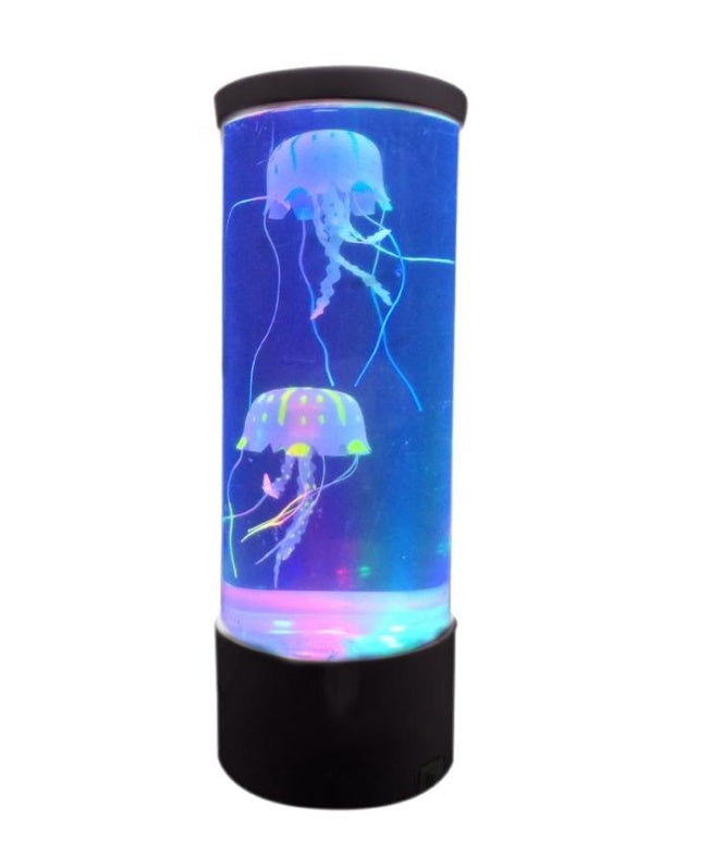 LED Jellyfish Aquarium Lamp – Relaxing Night Light for Bedroom