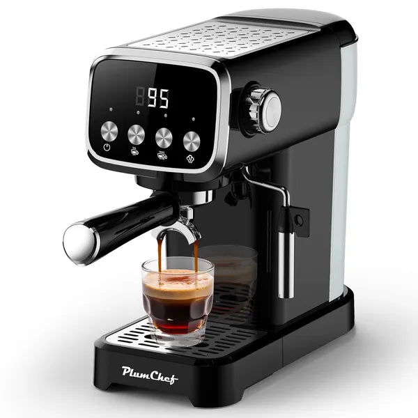 20 BAR Slim Vertical Espresso Machine With Milk Frother