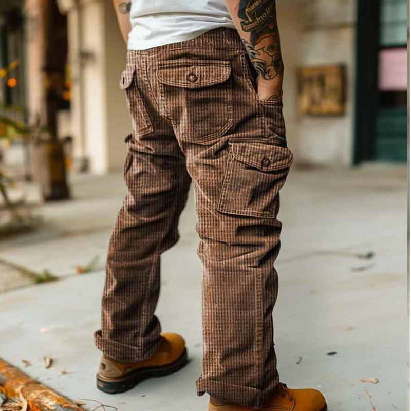 Autumn And Winter Casual Retro Men's Overalls