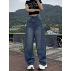 Retro Baguette Banana Pants Figure - flattering Denim Jeans For Women - QuickChop