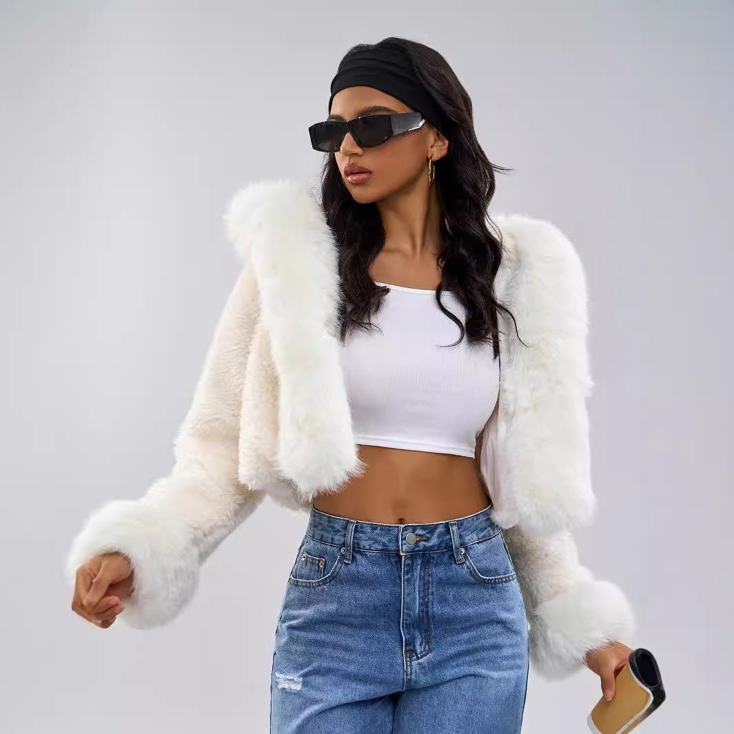 Sexy Slim - fit Soft Comfortable Eco - friendly Thickened Short Jacket - QuickChop