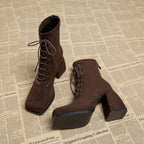 Ultra - high Heel Short Martin Early Autumn Women's Boots - QuickChop