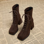 Ultra - high Heel Short Martin Early Autumn Women's Boots - QuickChop