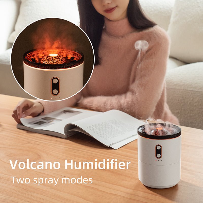 Volcanic Flame Aroma Night Light Lamp Fragrance Humidifier - QuickChop