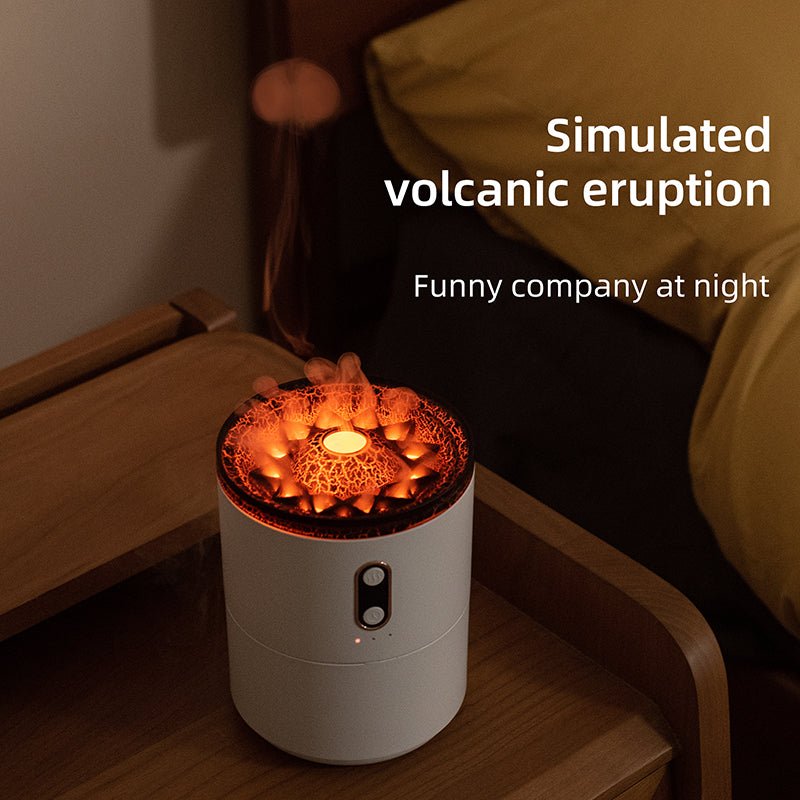 Volcanic Flame Aroma Night Light Lamp Fragrance Humidifier - QuickChop